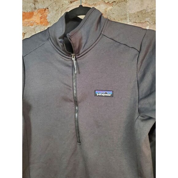 Patagonia Half Zip Jacket Women’s M Gray Embroidered Outdoor Pull Over N - Picture 2 of 5